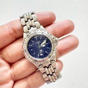 Fossil Blue 100 Meters AM-3099 Divers Watch 340105